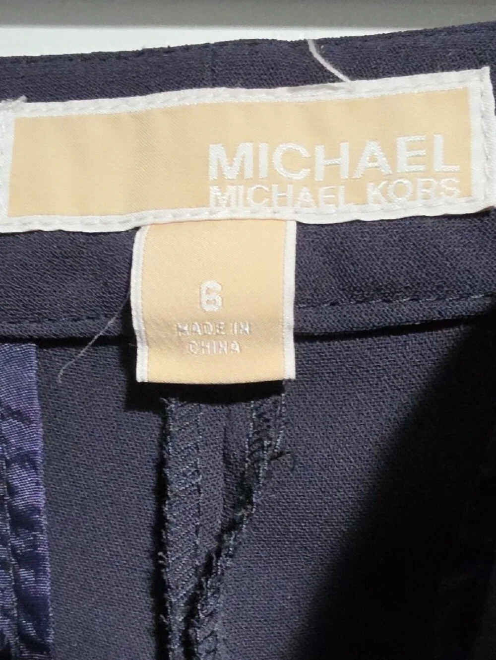 Michael Kors Navy Jogger Dress Pants